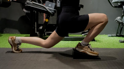 2 PCS Squat Wedge - Durable Slant Board for Calf Stretching, Can Support up to 1,500 lbs, Carry Bag, Non-slip pad Included