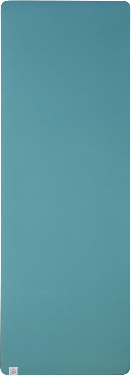 Gaiam TPE Yoga Mat — 6mm Thick, Dual-Texture Non-Slip Surface, Sweat-Resistant & Eco-Friendly | Hot Yoga, Pilates & Floor Workouts | 68" x 24"