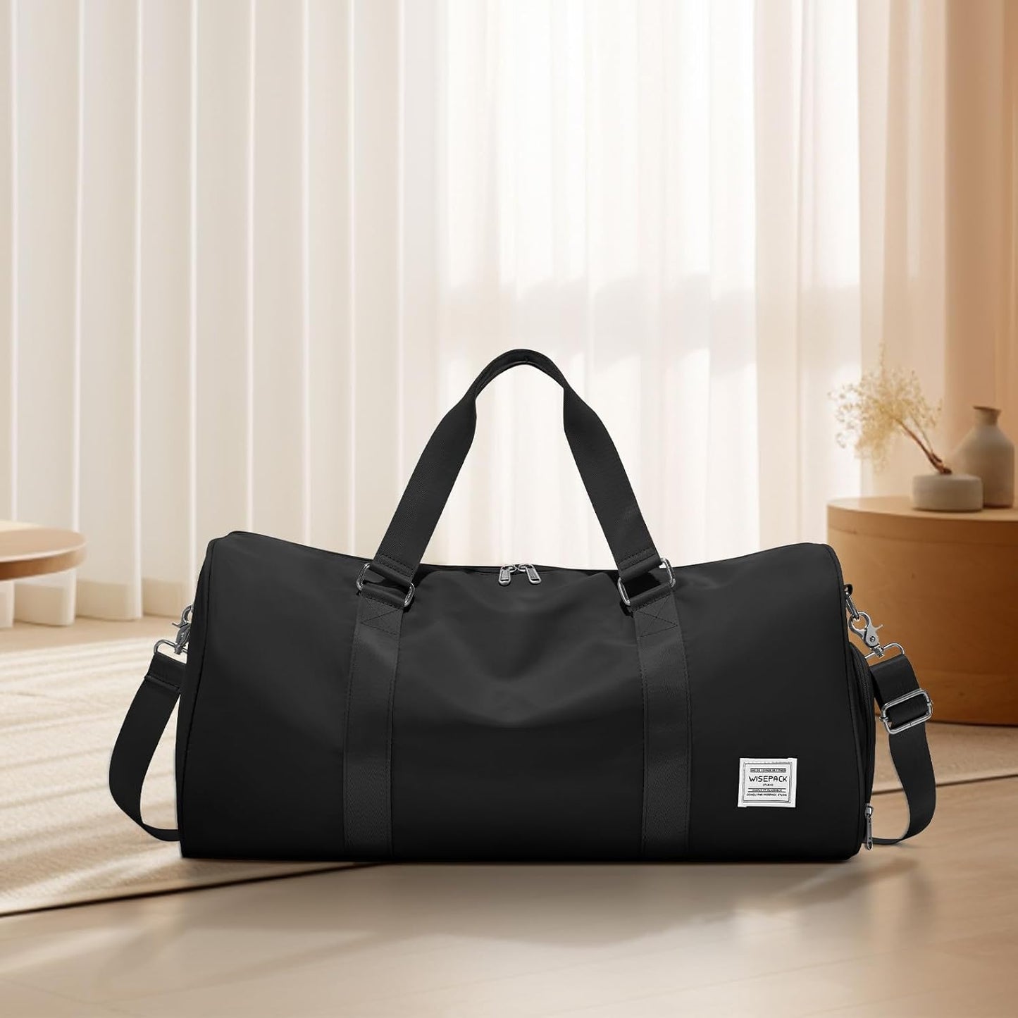 Gym Bag Womens Mens with Shoes Compartment and Wet Pocket Travel Duffel Bag for Women for Plane Sport Gym Tote Bags Swimming Yoga Waterproof Weekend Overnight Carry on Bag Hospital Holdalls - Colors C