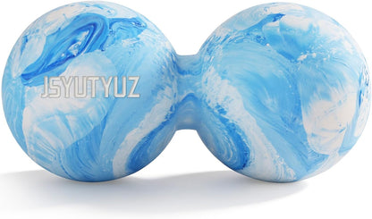 Peanut Lcarosse Ball for Myofascial Release, SGS Certification, Massage Deep Tissue for Shoulder and Back, Trigger Point Therapy, Muscle Knots, Peanut Massage Ball for Muscle Pain
