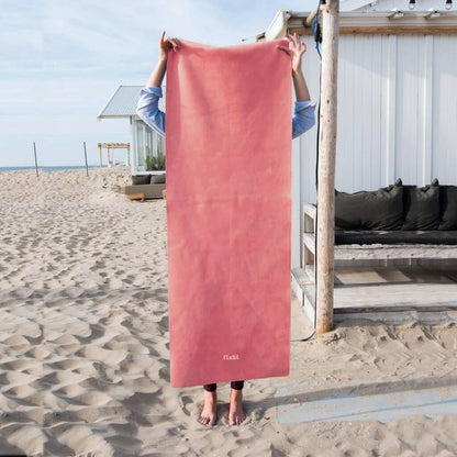 FLXBL Travel Yoga Mat and Top Layer - Thin, Light, Foldable and Washable