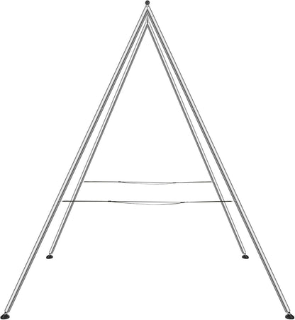 VEVOR Yoga Stand Frame, Max 441-551 lbs Load Swing Stand, Triangular Structure Aerial Rig, Aerial Silk Stands with Yoga Hammock, Standard & Height-Adjustable Version