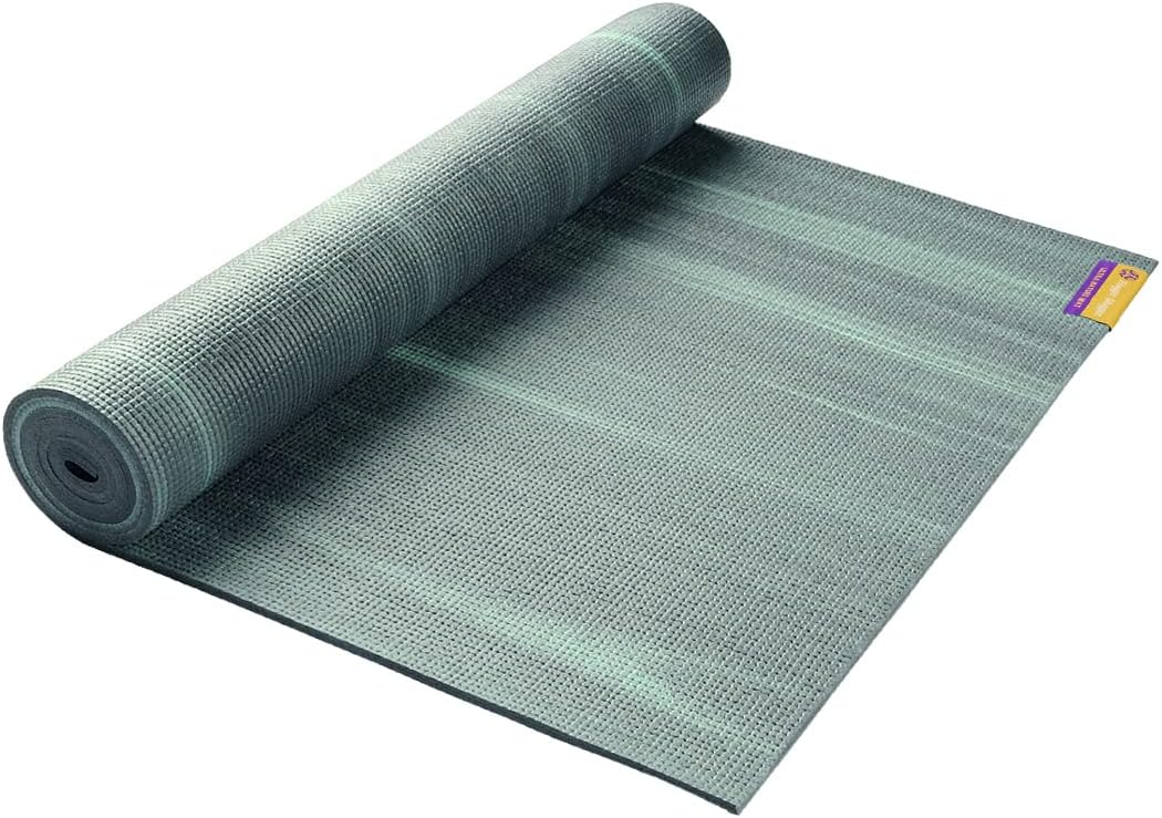 Hugger Mugger Nature Ultra Yoga Mat - Unique Variegated Design, Extra Cushion, Durable, Sticky and Grippy, Stable Non-Slip Surface, Lightweight