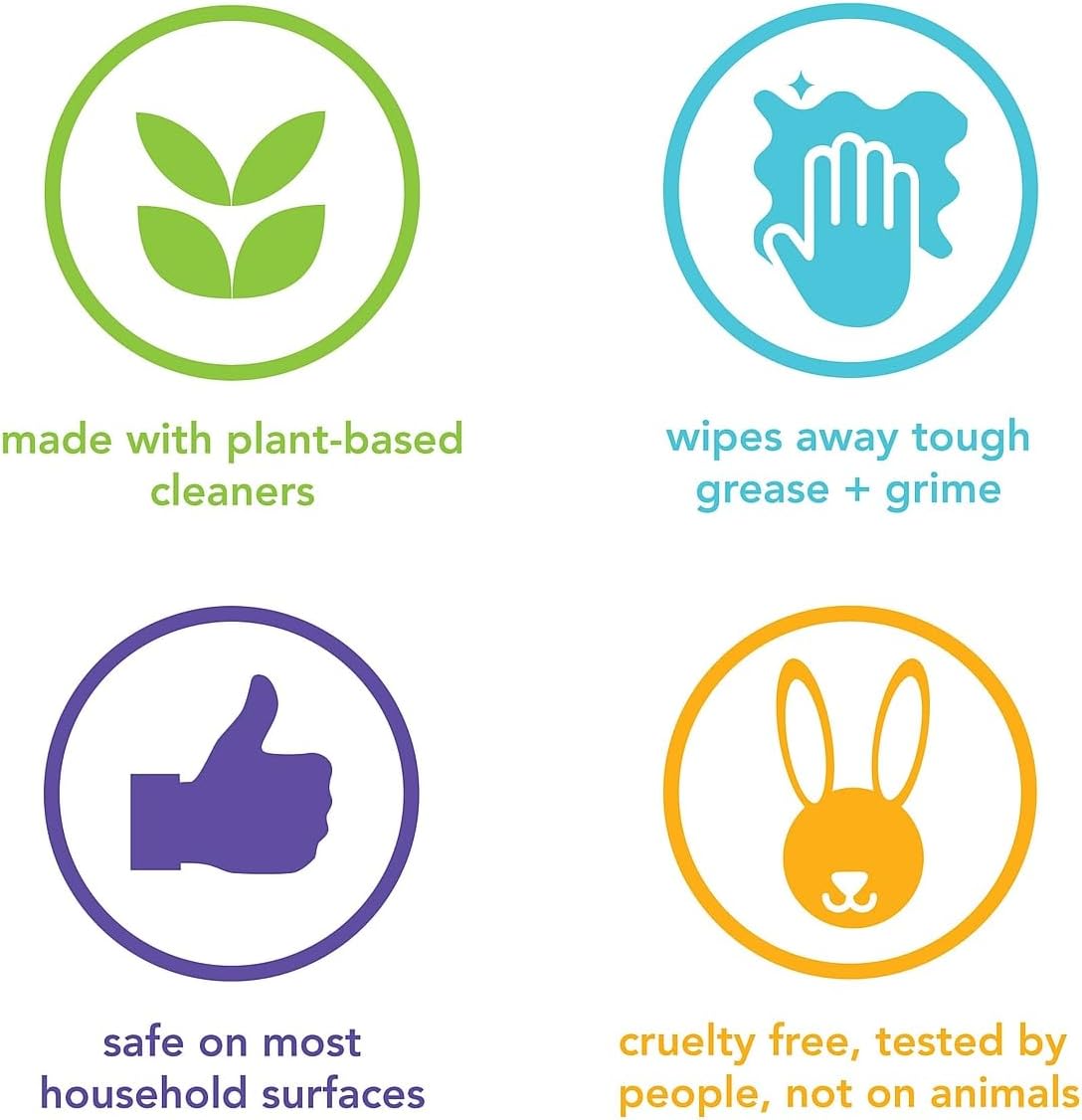 Method All-Purpose Cleaning Wipes, French Lavender, Multi-Surface, Compostable, 70 Count, (Pack of 3)