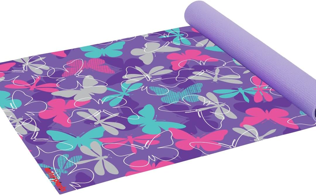 Antsy Pants Kids Yoga Mat - Yoga Mat for Kids, Yoga Mats for Home Workout, Travel Yoga Mat, Yoga Mat Non Slip, 60” x 24”, 3mm Free of Toxic Phthalates