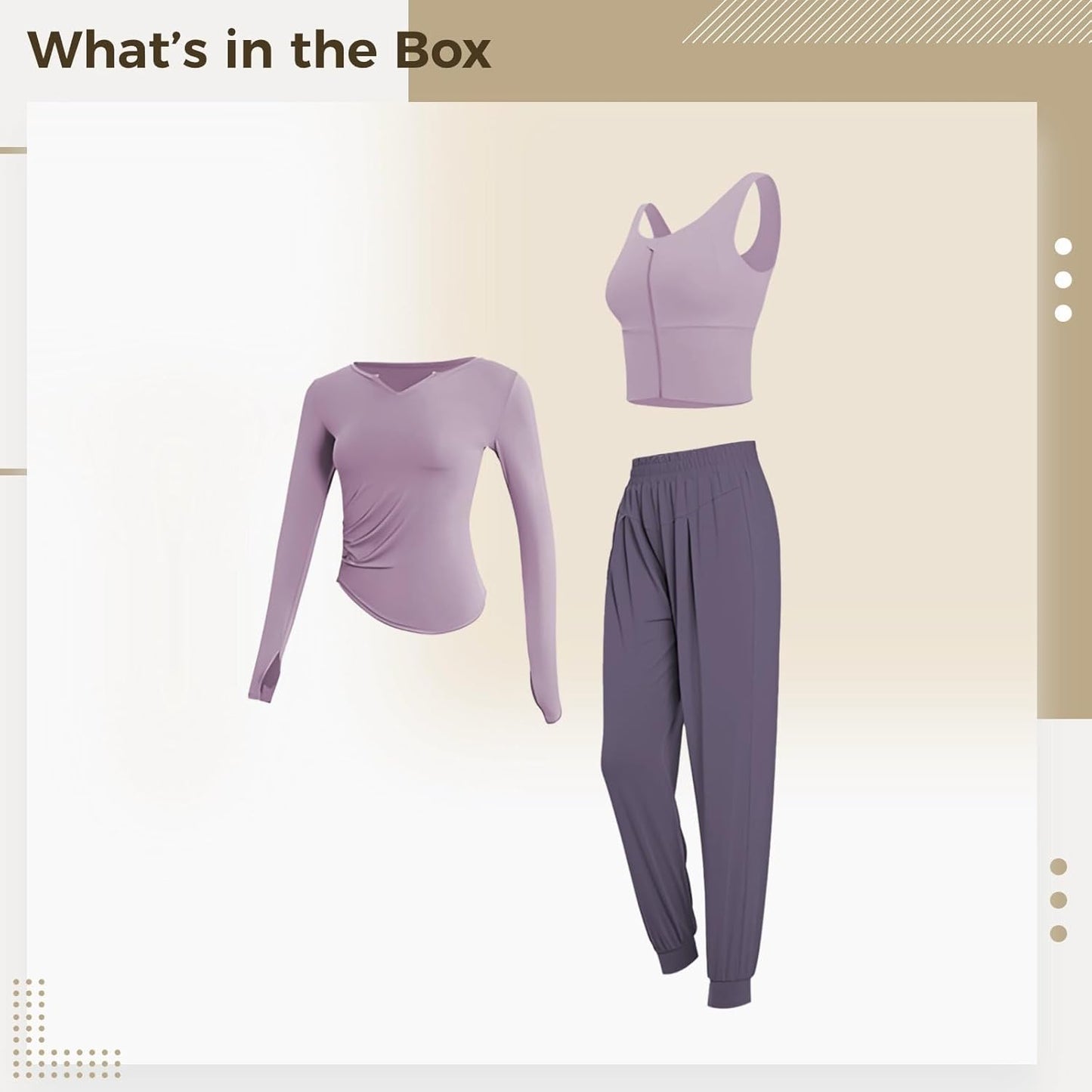Three-Piece Women'S Workout Sets Xxl, Top Pants And Jacket Yoga Set Of Three Pieces, Gym And Yoga Ready, Spandex Polyester Composition, Airy And Sweat-Absorbing