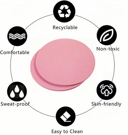 2-piece set yoga knee pads and exercise mats - super thick anti slip support for thick boards, gardening, push ups, knees, Pilates, and floor exercises - knees, elbows, wrists