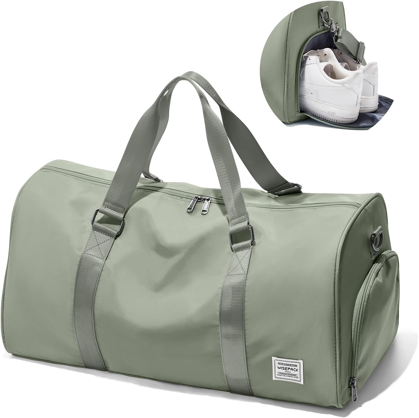 Gym Bag Womens Mens with Shoes Compartment and Wet Pocket Travel Duffel Bag for Women for Plane Sport Gym Tote Bags Swimming Yoga Waterproof Weekend Overnight Carry on Bag Hospital Holdalls - Colors A