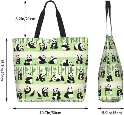 Tote Shoulder Bag Large Durable Reusable Eco-friendly Handbag Lightweight Stylish for Daily Use-19.7x15.7x5.9 Inch - Colors A