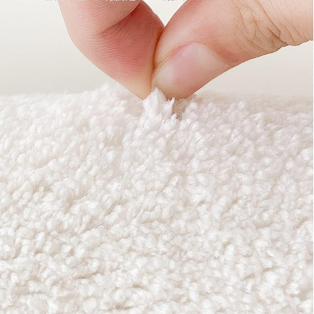 Poowe Cute Animals Kids Room Rug,39.4" Round Washable Area Rugs Rabbit Rug Nursery Rug for Baby Boys Girls Play Mat Floor Carpet Non Slip Soft Rugs for Living Room Bedroom Playroom Classroom