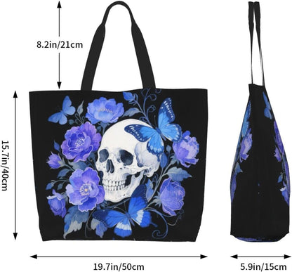 Tote Shoulder Bag Large Durable Reusable Eco-friendly Handbag Lightweight Stylish for Daily Use-19.7x15.7x5.9 Inch - Colors A