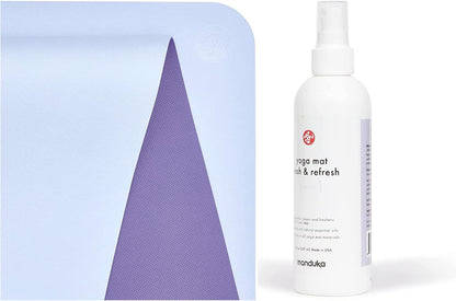 Manduka Begin Yoga Mat 68" - 5mm Cushioning | Comfortable, Lightweight & Reversible with Alignment Stripe | Budget-Friendly | 68 x 24 inches