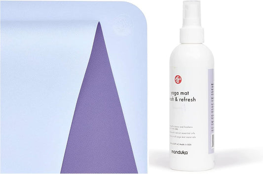 Manduka Begin Yoga Mat 68" - 5mm Cushioning | Comfortable, Lightweight & Reversible with Alignment Stripe | Budget-Friendly | 68 x 24 inches