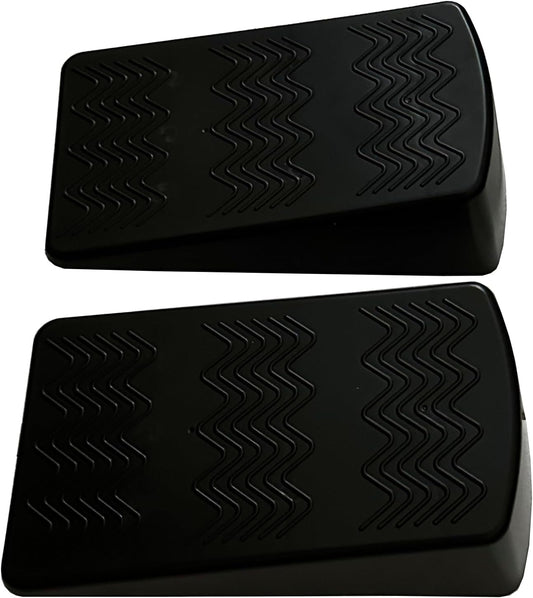 qibylift Slant Board for Squats, Yoga Wedge Block Pairs, Black Calf Stretcher Exercise Ramps for Weightlifting Pilates Home Gym Fitness