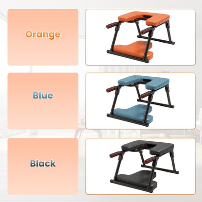 Yoga Headstand Bench, Stand Yoga Chair for Balance Training, Core Strength Building, Upside Down Chair for Relaxation, Handstand Trainer Inversion Chair for Home Gym