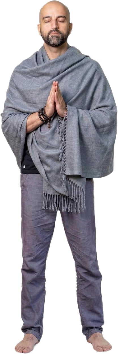 Meditation Shawl or Meditation Blanket, Shawl/Wrap, Oversize Scarf/Stole. Large. Unisex.