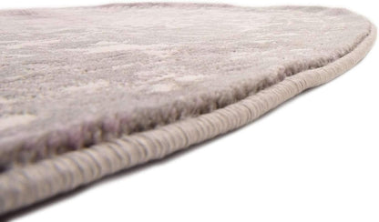 Unique Loom New Classical Collection Area Rug - Olwen (4'Round, Purple/ Gray)