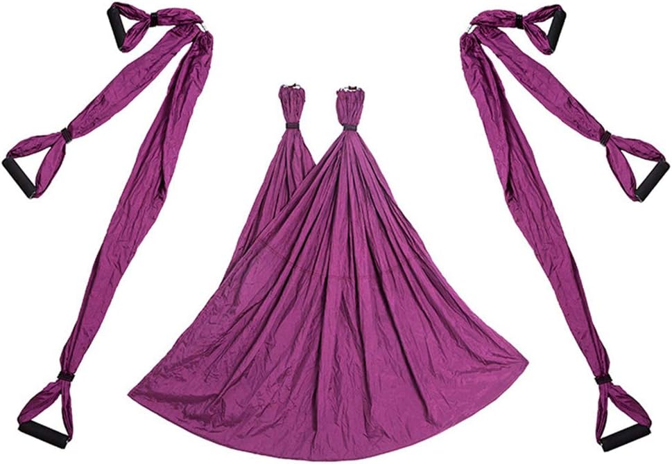 Aerial Trapeze Yoga Hammock Kit - Ultra Strong Antigravity Yoga Flying Sling Inversion Swing Tool Set