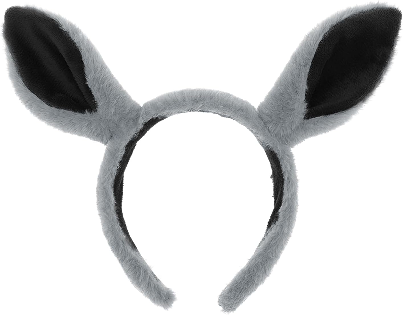 IPENNY 2 Pcs Womens Plush Animal Ears & Horns Headband Halloween Costume Hairbands Cartoon Headbands for Cosplay Makeup, Yoga