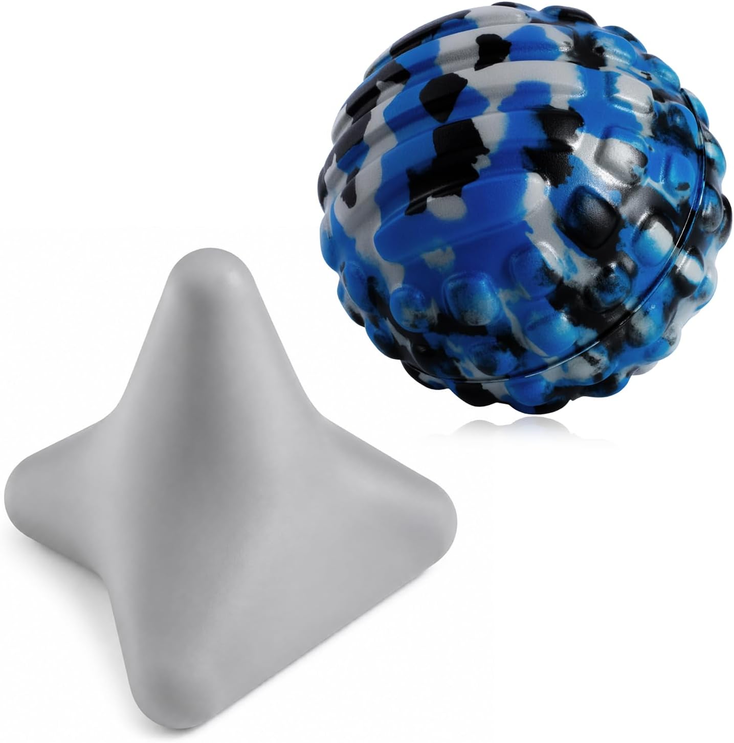 Deep Tissue Massage Ball for Exercise & Recovery - SGS Certification - Targets Back, Shoulder, Legs&Feet - Relieves Muscle Knots, Joint Pain&Tightness, Pressure Point Therapy- Myofascial Release Ball