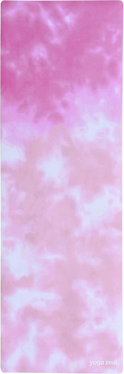 Yoga Mats By Yoga Zeal - Luxuriously Soft, Thick, Non-Slip, Hot Yoga Mat. Eco Printed. Designed to grip better with a sweaty yoga practice!