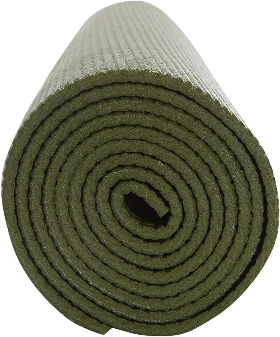 Everyday Yoga Deluxe Mat, Spacious 72"x24" Non-Slip Yoga Mat for Comfortable Home Workouts, 3-5mm Extra Thick
