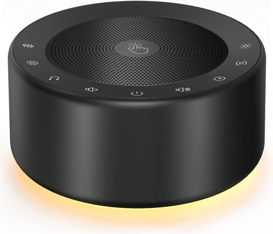 Kipcush Automatic Tibetan Meditation Bowl Sound Machine - 7 Himalayan Tones + 7 Color Night Light - Timer & Touch Control - No Manual Striking for Yoga, Chakra Healing, Stress Relief - Plug In