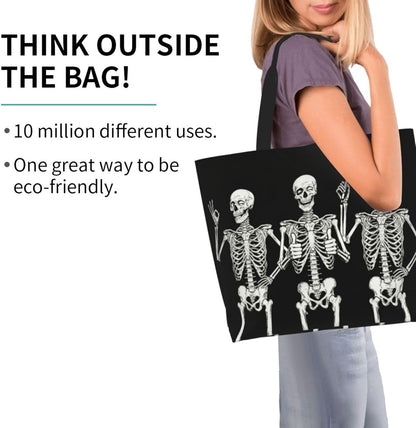 Tote Shoulder Bag Large Durable Reusable Eco-friendly Handbag Lightweight Stylish for Daily Use-19.7x15.7x5.9 Inch - Colors B