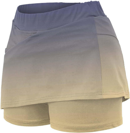 SHAOBGE Athletic Yoga Culottes for Women Solid Color Elastic Shorts Summer Lightweight High Waist Skinny Joggers Skirt 2024