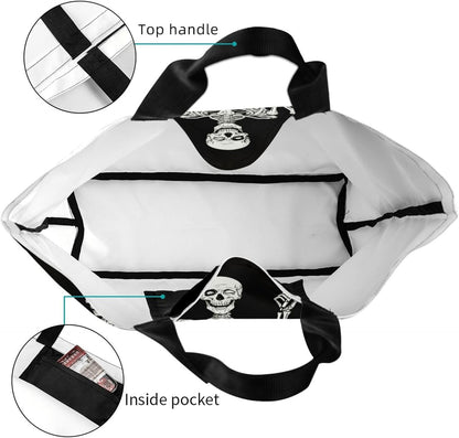 Tote Shoulder Bag Large Durable Reusable Eco-friendly Handbag Lightweight Stylish for Daily Use-19.7x15.7x5.9 Inch - Colors B