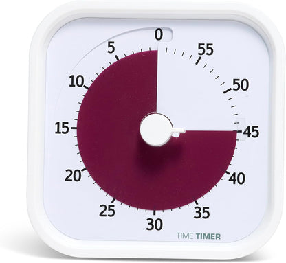 TIME TIMER Home MOD – 60-Minute Visual Timer, Home Edition, Silent Operation, for Homeschool Supplies, Study, Office & Meetings (Fern Green)