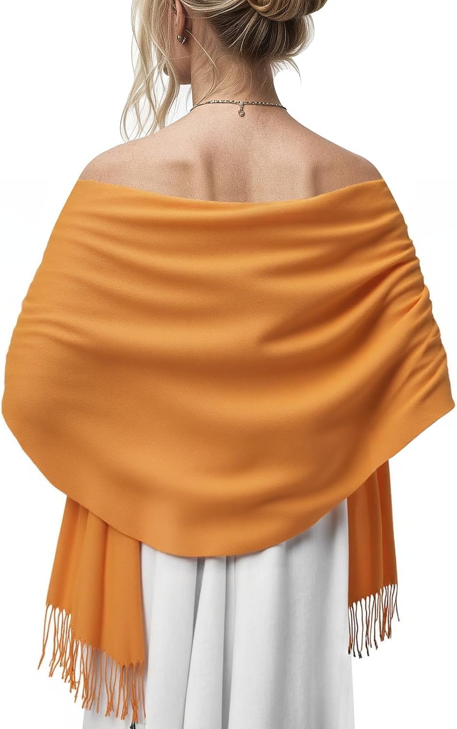 Women's Scarf Pashmina Shawls and Wraps for Evening Dress Wedding Bridal Bridesmaid Winter Warm Long Large Scarves - Colors B