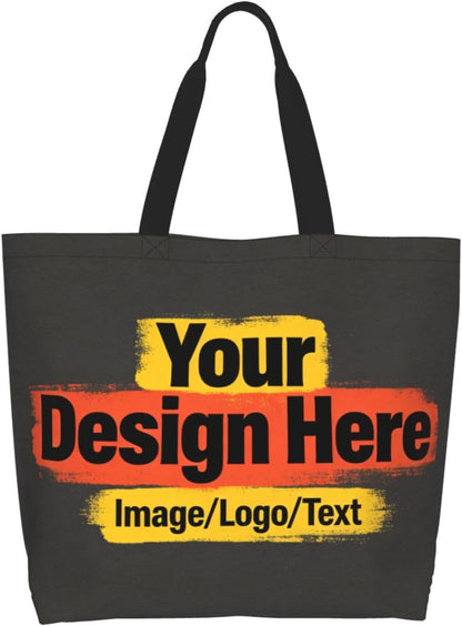 Tote Shoulder Bag Large Durable Reusable Eco-friendly Handbag Lightweight Stylish for Daily Use-19.7x15.7x5.9 Inch - Colors B