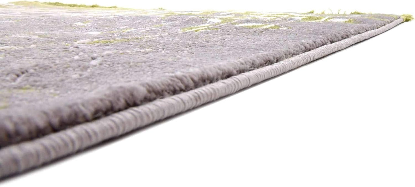Unique Loom New Classical Collection Area Rug - Olwen (4'Round, Purple/ Gray)