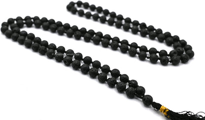 Amazing Gemstone 108 Beads Handmade Mala (Knotted, Rudraksha) - Colors B