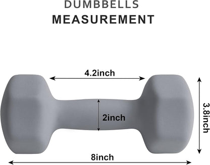 Balelinko Home Gym Equipment Workouts Strength Training Weight Loss Pilates Weights Yoga Sets Weights for Women, Men, Seniors and Youth