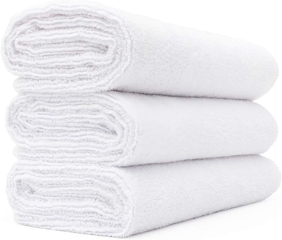 The Rag Company - Sport & Workout Towel - Gym, Exercise, Fitness, Spa, Ultra Soft, Super Absorbent, Fast Drying Premium Microfiber, 320gsm, 16in x 27in, Lavender - Pack of 3