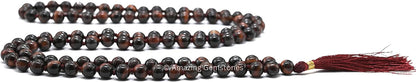 Amazing Gemstone 108 Beads Handmade Mala (Knotted, Rudraksha) - Colors A