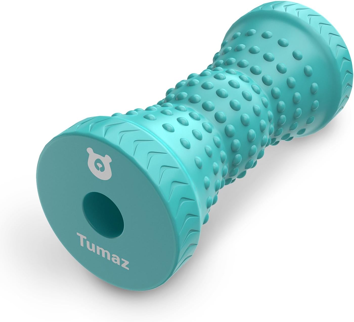 Tumaz Massage Ball & Foot Roller 3-in-1 Set with Spiky Ball, Lacrosse Ball, Massage Roller - Ergonomic Design to Relieve Plantar Fasciitis for Deep and Superficial Muscle Pain