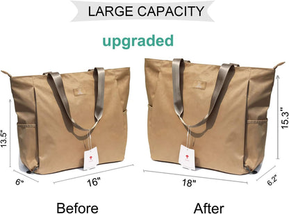 ESVAN Yoga Mat Bag Yoga Tote Carrier Shoulder Bag Carryall Tote for Office,Yoga,Pilates,Travel,Beach and Gym