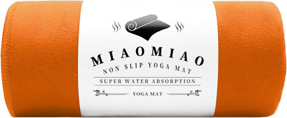 MIAOMIAO Non-Slip Hot Yoga Towel Set,Super Absorbent Microfiber in, 24.5" x 72" - Anti-Slip, Injury Free Design for Pilates, Yoga Mats, Exercise, and Fitness Gear