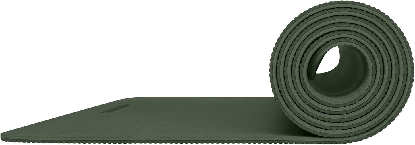 Retrospec Zuma Yoga Mat 6mm Thick Non-Slip TPE Exercise Mat | Cushioned Workout Mat for Yoga Pilates and Home Stretching | 72 x 24 with Carrying Strap