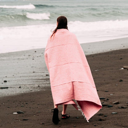 Open Road Goods Bulk Handmade Solid Color Yoga Blankets - Thick Mexican Blankets or Throws - Made for Yoga! (12 Pack, Black)