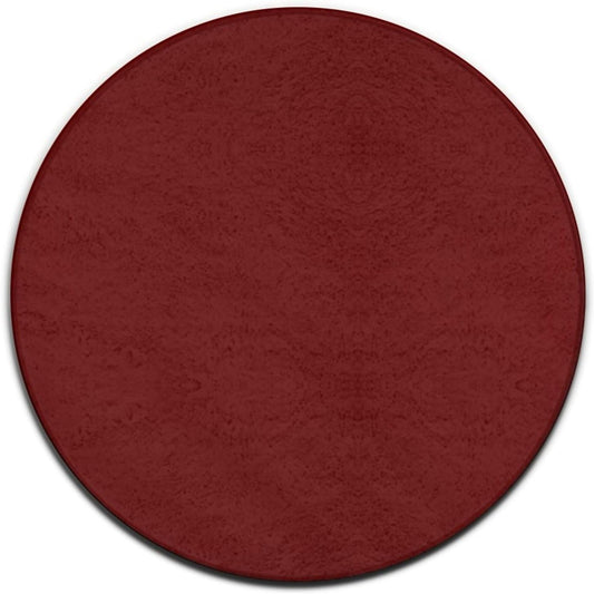 Machine Washable Modern Round Area Rug, Room Sofa Yoga Soft Round Carpet, Home Decor Non Slip Kitchen Office Circle Rug Grey, 24inch