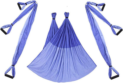 Aerial Trapeze Yoga Hammock Kit - Ultra Strong Antigravity Yoga Flying Sling Inversion Swing Tool Set