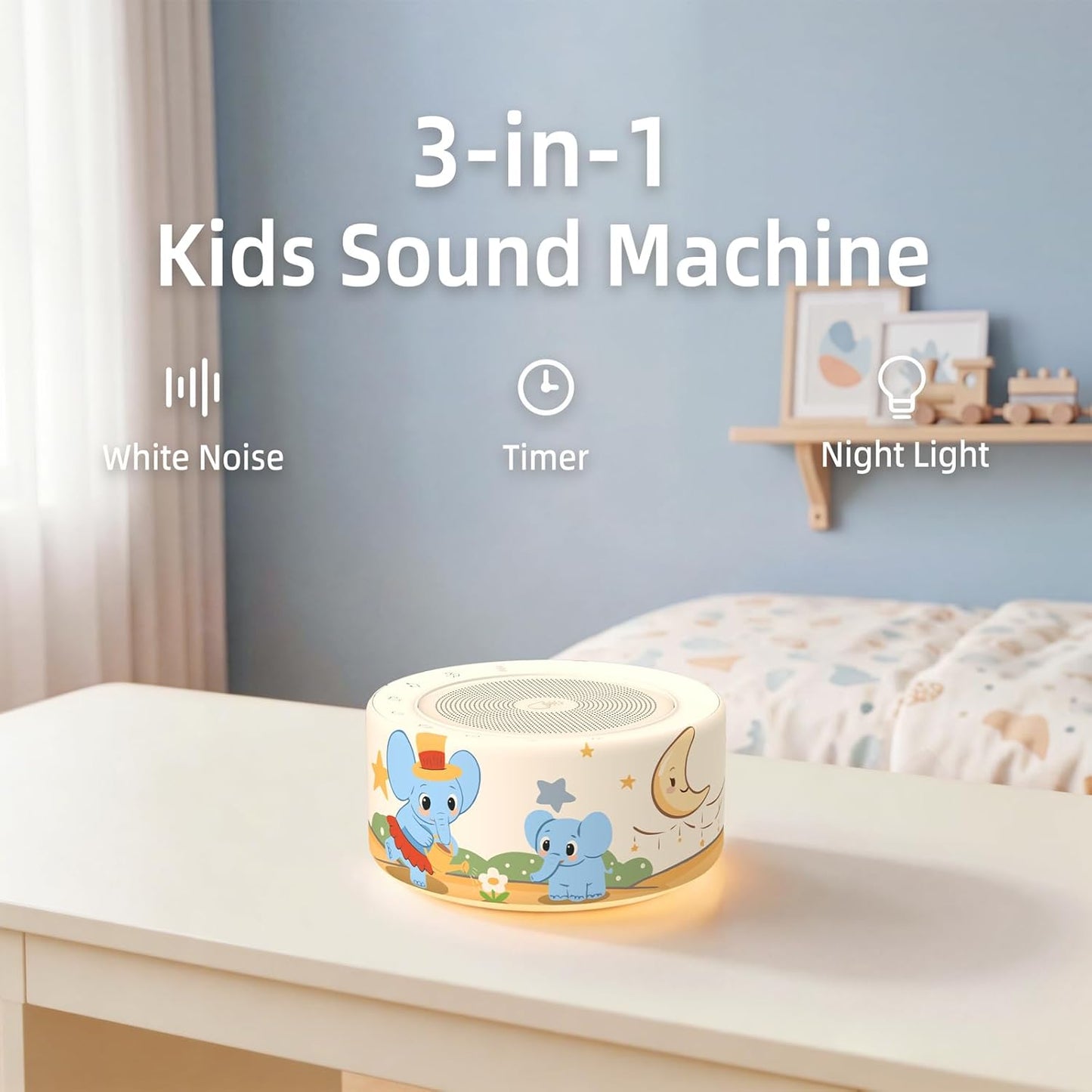 Kipcush Automatic Tibetan Meditation Bowl Sound Machine - 7 Himalayan Tones + 7 Color Night Light - Timer & Touch Control - No Manual Striking for Yoga, Chakra Healing, Stress Relief - Plug In