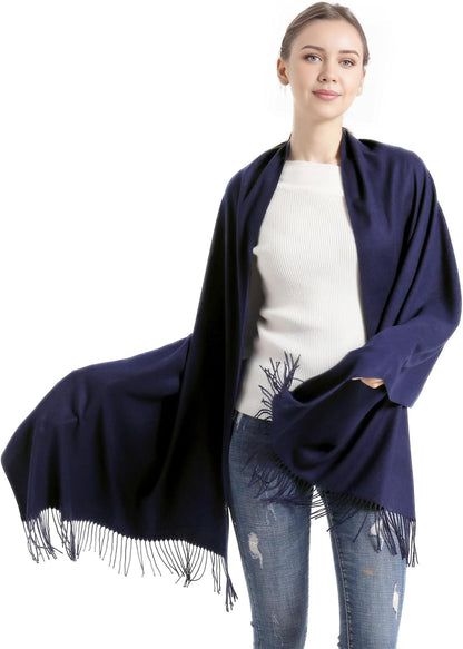 Pashmina Scarf and Shawl - Soft Women Pashminas Wrap for Wedding Evening Party dresses