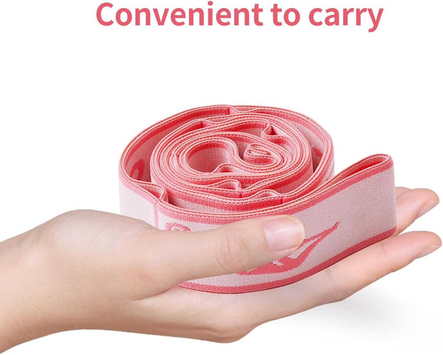 9 Loops Elastic Yoga Strap - Adjustable Stretching Band for Physical Therapy, Dance, Pilates & Gymnastics, Multi-Loop Exercise Band for Flexibility, Home Workout