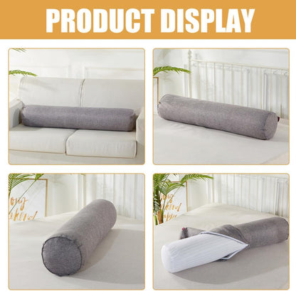 Ipetboom Yoga Bolster Pillow: Rectangular Yoga Bolster Cushion Meditation Cushion Cotton Footrest Pillow Support for Women Lovers Sitting On Floor