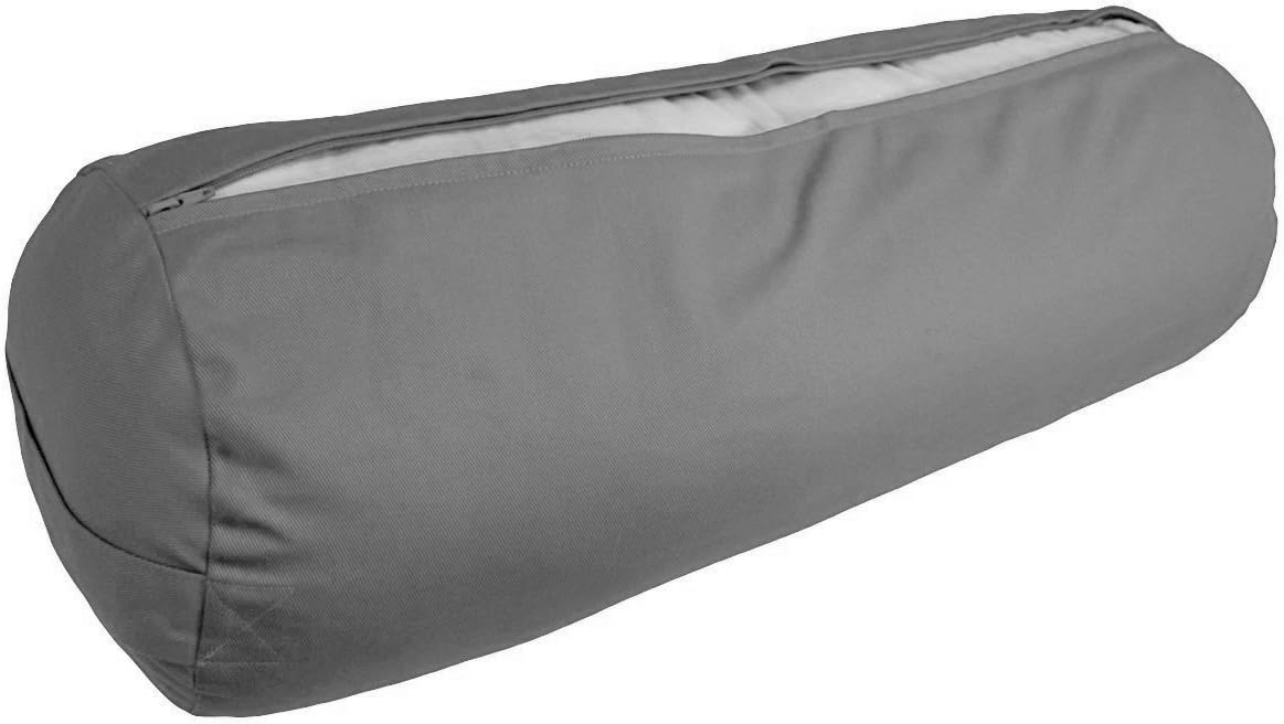 YogaAccessories Supportive Round Cotton Yoga Bolster